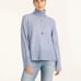 J. Crew Blue Turtleneck Sweater in Supersoft Yarn Wool Alpaca Blend Small