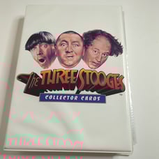 The Three stooges collector's card binder with set of 72 cards