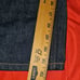 Carhartt FR Mens 46x32 Straight Blue Denim Jeans Flame Resistant NFPA 2112-Cat 2