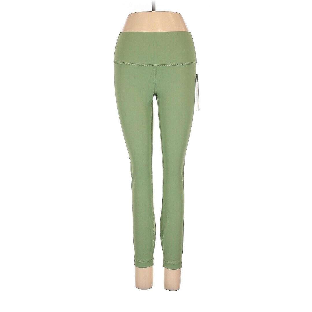 LULULEMON ATHLETICA Vista Green Wunder Under HR Tight 25 *FLux Leggings - US 6