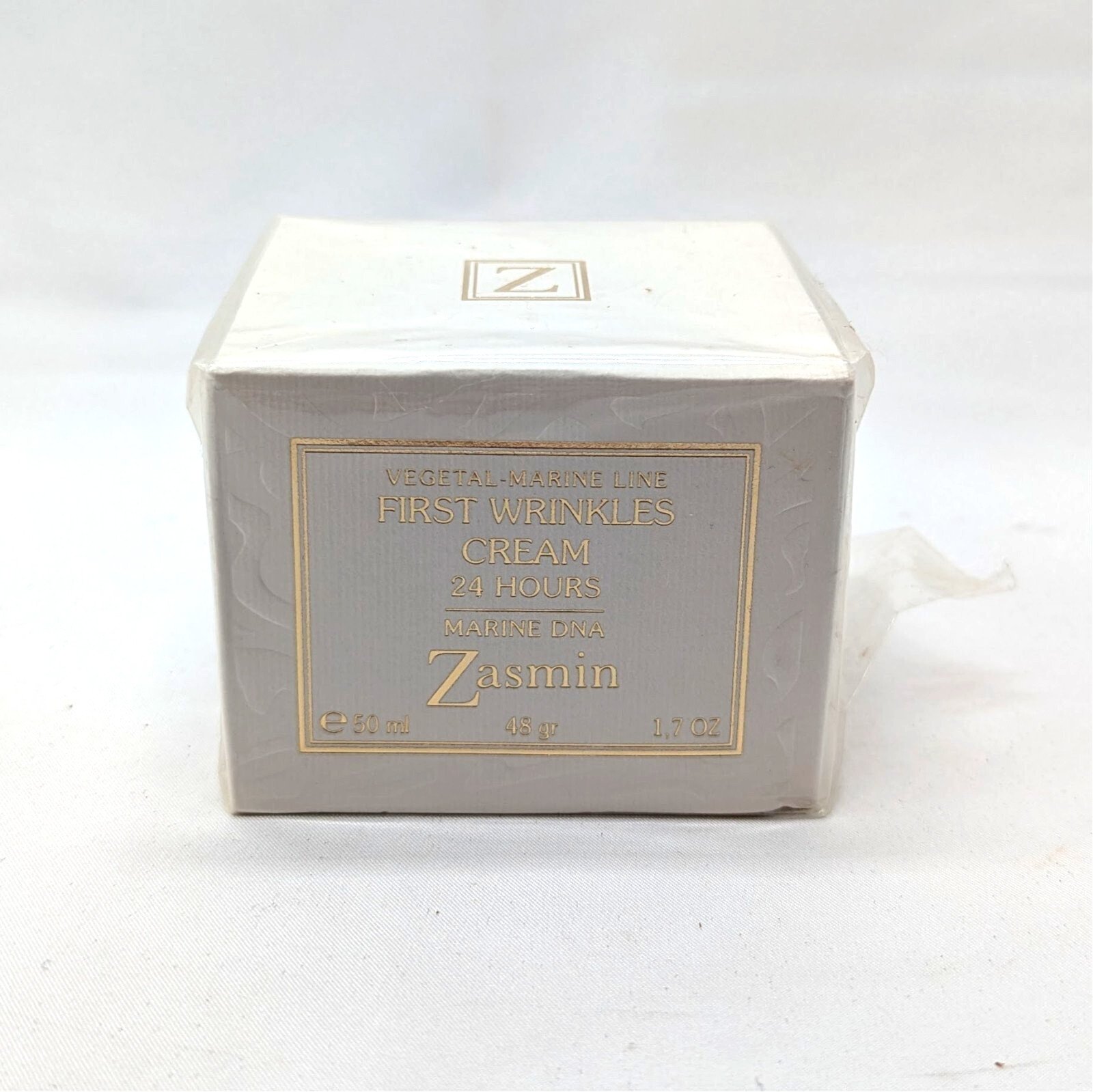 Vintage ZASMIN Vegetal Marine Line 'First Wrinkles Cream'– 1.7 oz (NOS, Italy)