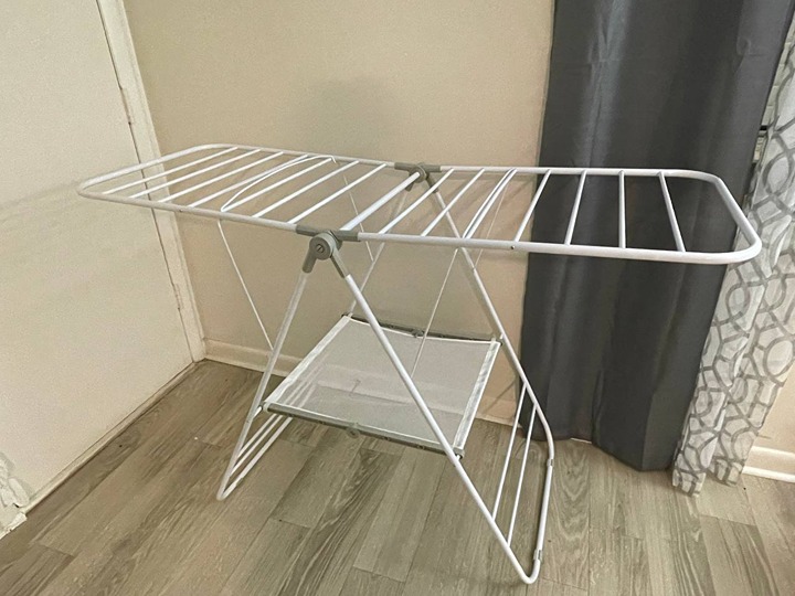 Honey-Can-Do Heavy Duty Gullwing Drying Rack, White Metal