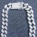 Choker chain ice diamond encrusted, B/n