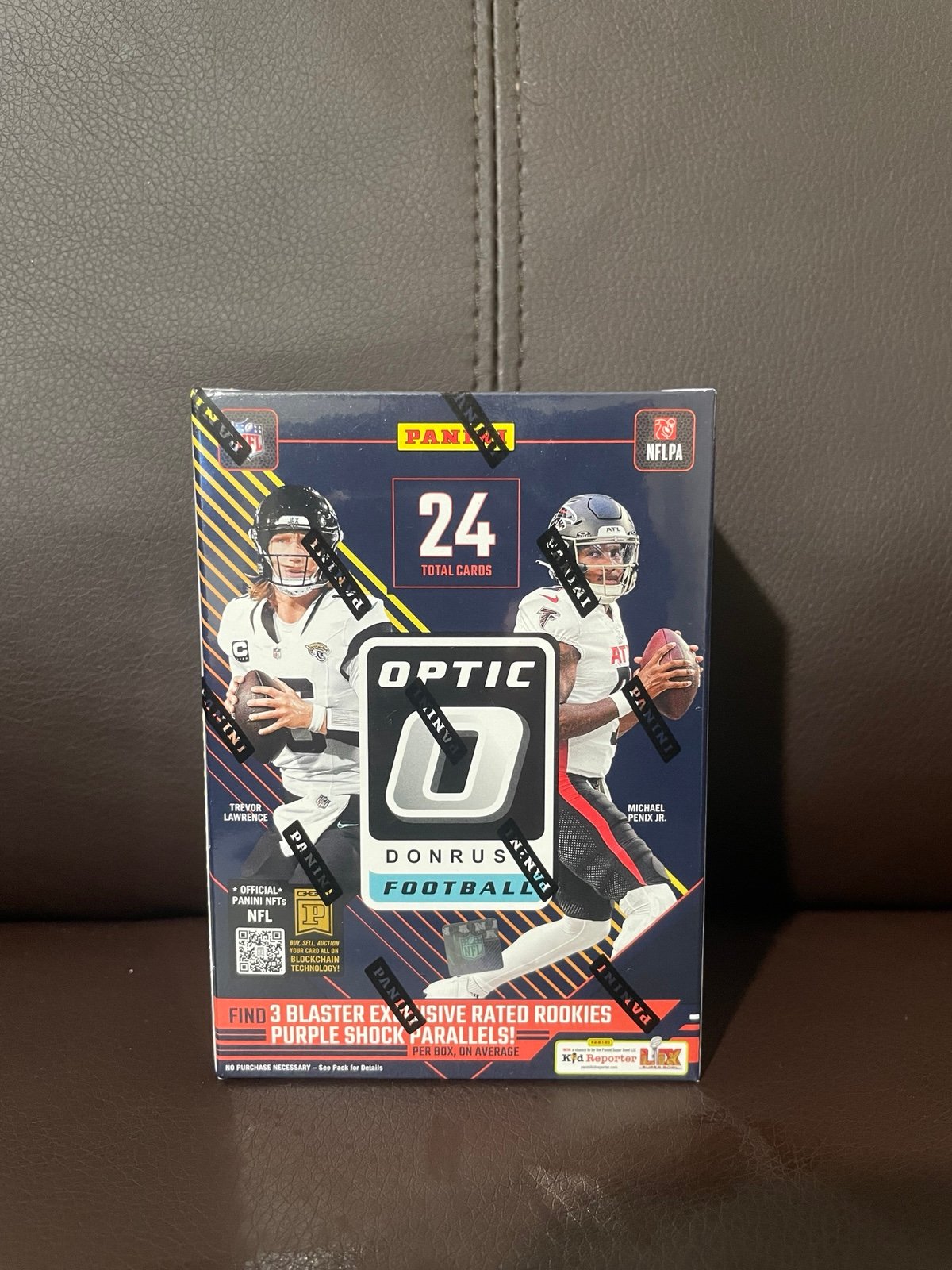 Brand New Sealed Optic 2024 Panini NFL Donruss Optic Football Blaster Box.