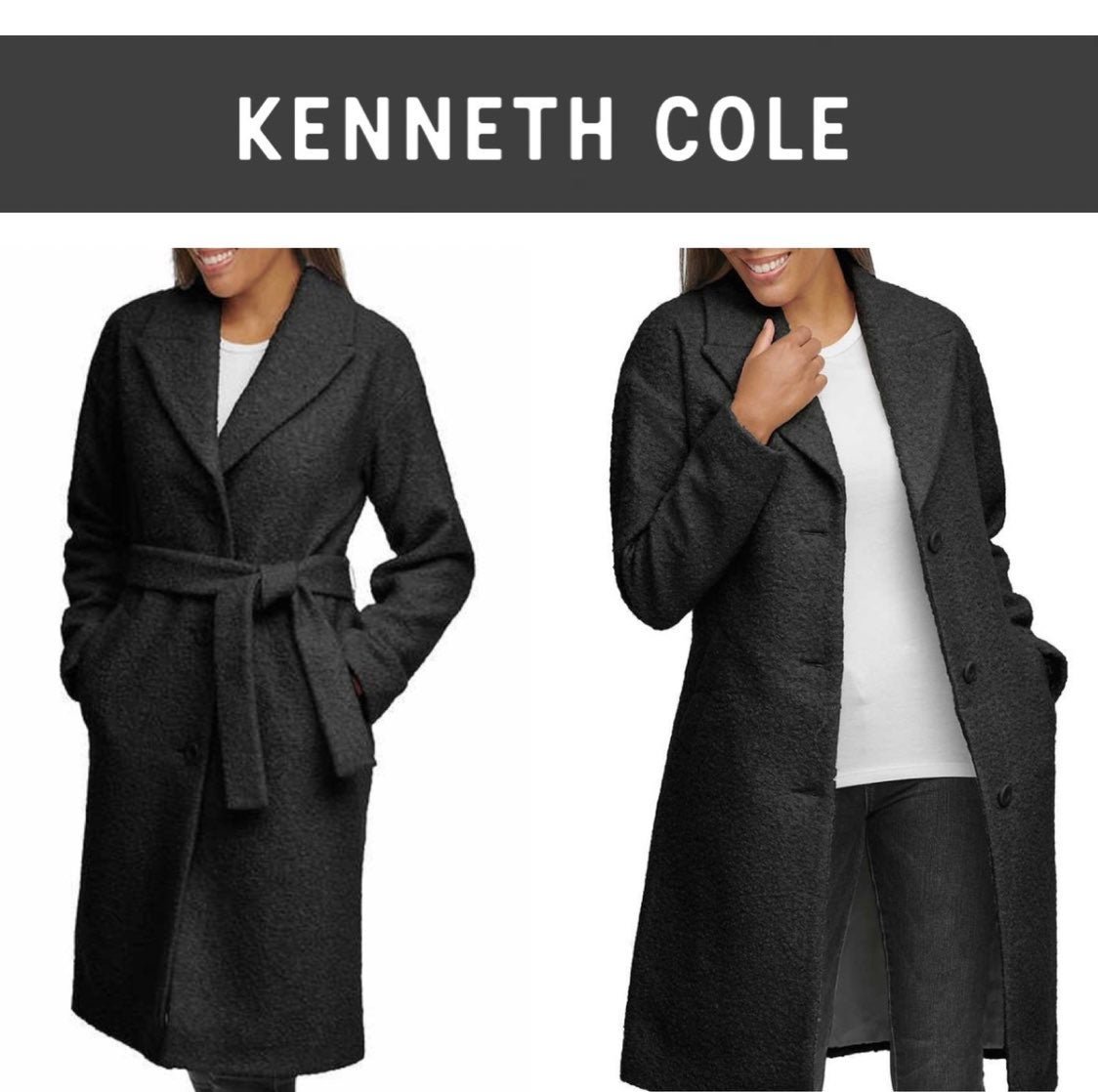 *NEW* Kenneth Cole Trench Coat S