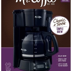 Mr. Coffee 12 Cup Programmable Black Coffee Maker
