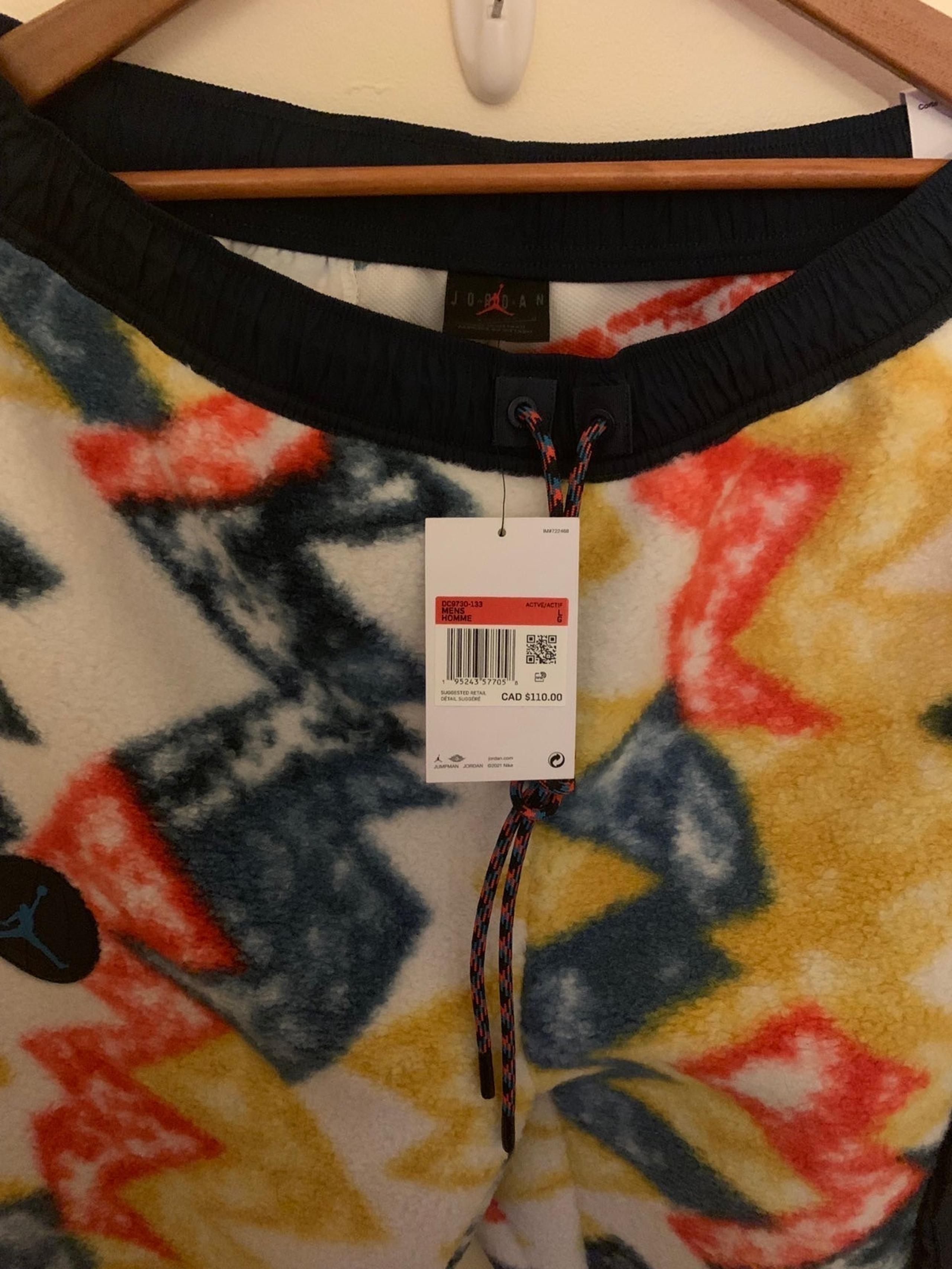 Jordan Essentials Mountainside Statement Sherpa Fleece Pants Mens Size L DC9730