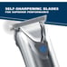 Wahl USA Stainless Steel Lithium Ion 2.0+ Beard Trimmer for Men - 984ss