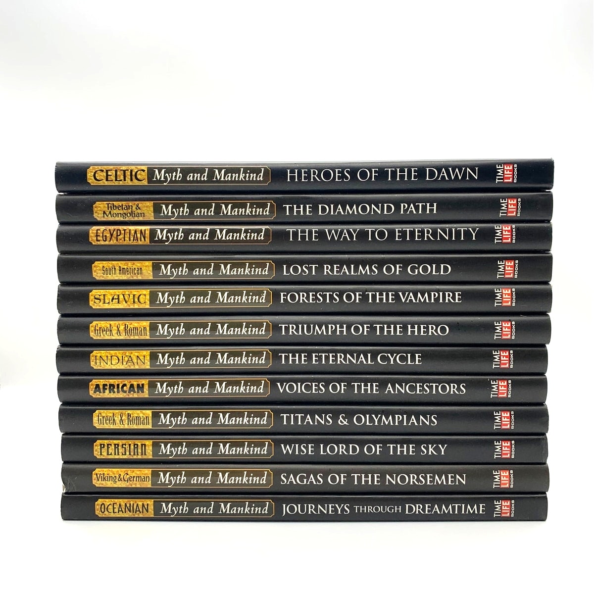 TIME LIFE Myth And Mankind (Set Of 12) Hardcover LIKE-NEW Books Ancient/History