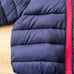 Baby Gap Colorblock Hooded Primaloft Puffer Jacket in Navy/Red - 0-6 Months