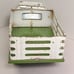 Vintage Nylint Farm Stake Truck with Trailer Pressed Metal Green White Gate Rail