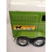 Vintage Nylint Farm Stake Truck with Trailer Pressed Metal Green White Gate Rail