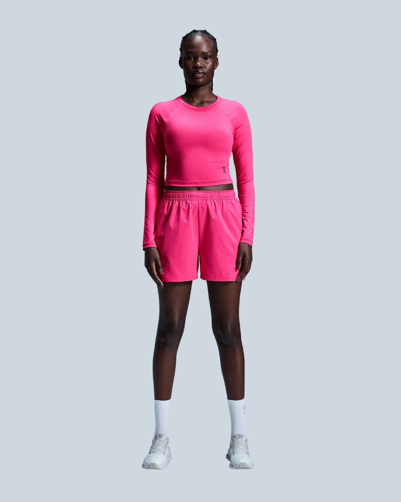 Oncloud Movement Long-T Crop Fullsize in Pink New for Women | Super Sale