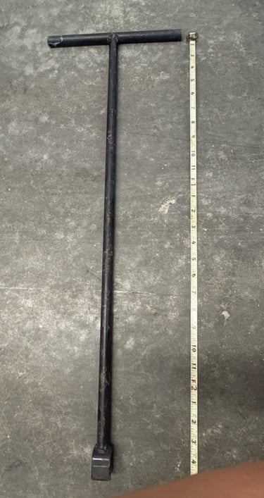 T Bar Handle Water Works Wrench Not sure the exact use