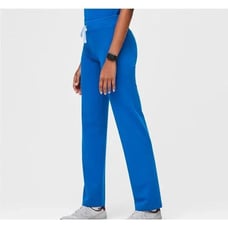Figs Livingston Basic Scrub Pants Women XL NWOT Pocket Elastic Waist StraightLeg