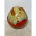 Earth Rain Drop Vase Drip Glaze Brass Insert Planter Vase Vintage Handmade