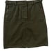 Miu Miu Army Green Zippered Skirt with Pockets 100% Cotton Women's size M