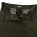 Miu Miu Army Green Zippered Skirt with Pockets 100% Cotton Women's size M