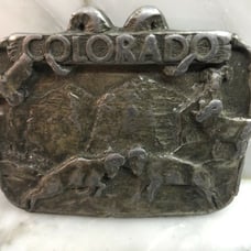VINTAGE COLORADO 1984 Belt Buckle