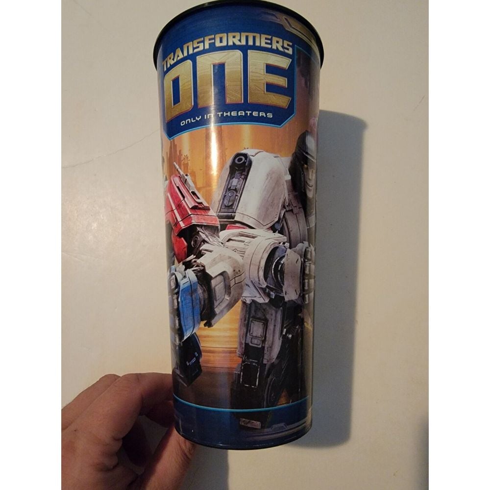 Transformers One Cinemark Exclusive 44oz Collectors Cup Megatron Optimus Hasbro