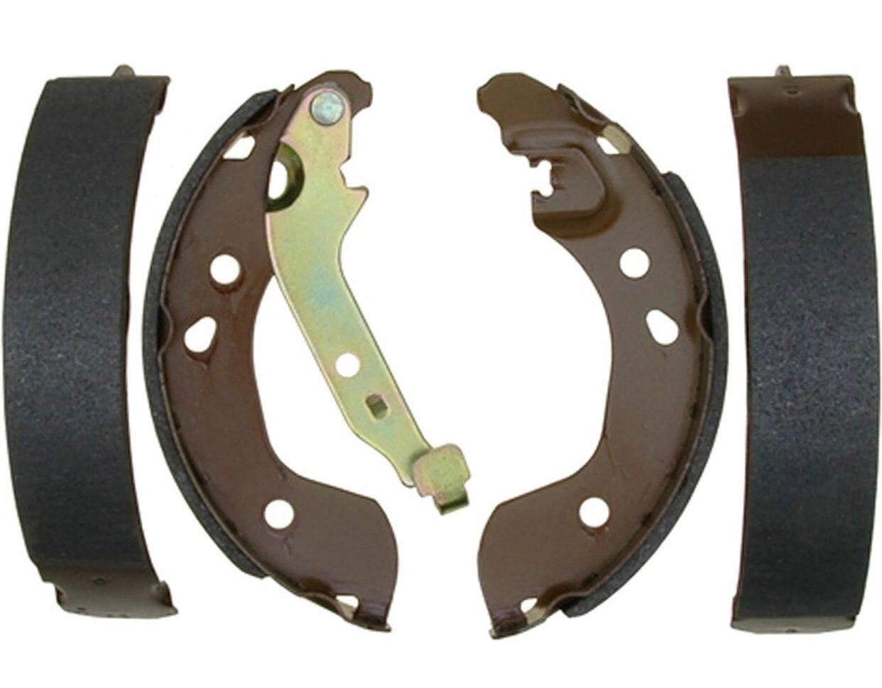 ACDelco Gold 171020B Bonded Rear Drum Brake Shoe Set
