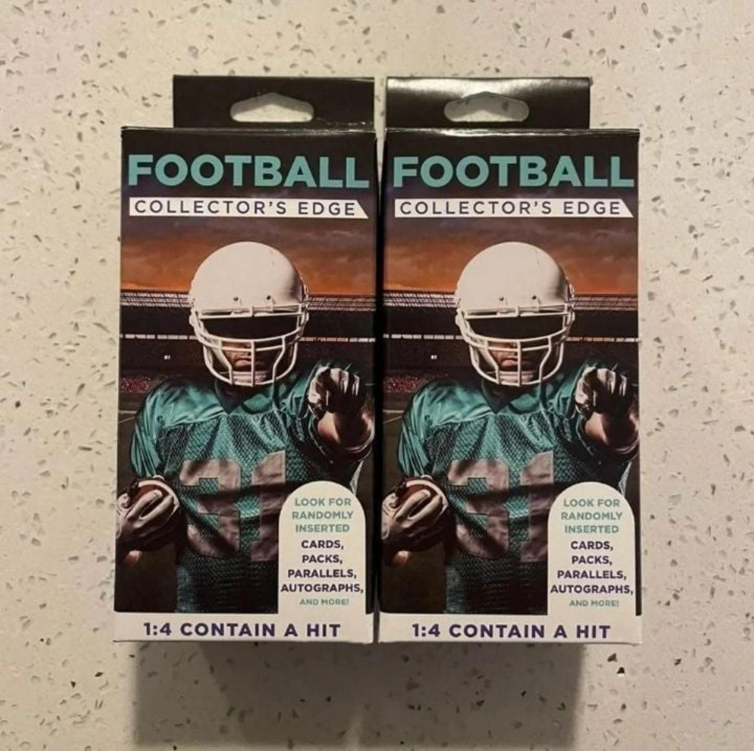 NFL Collectors Edge Booster Box Lot of 2