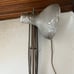 working vintage industrial extendable lamp made in norway