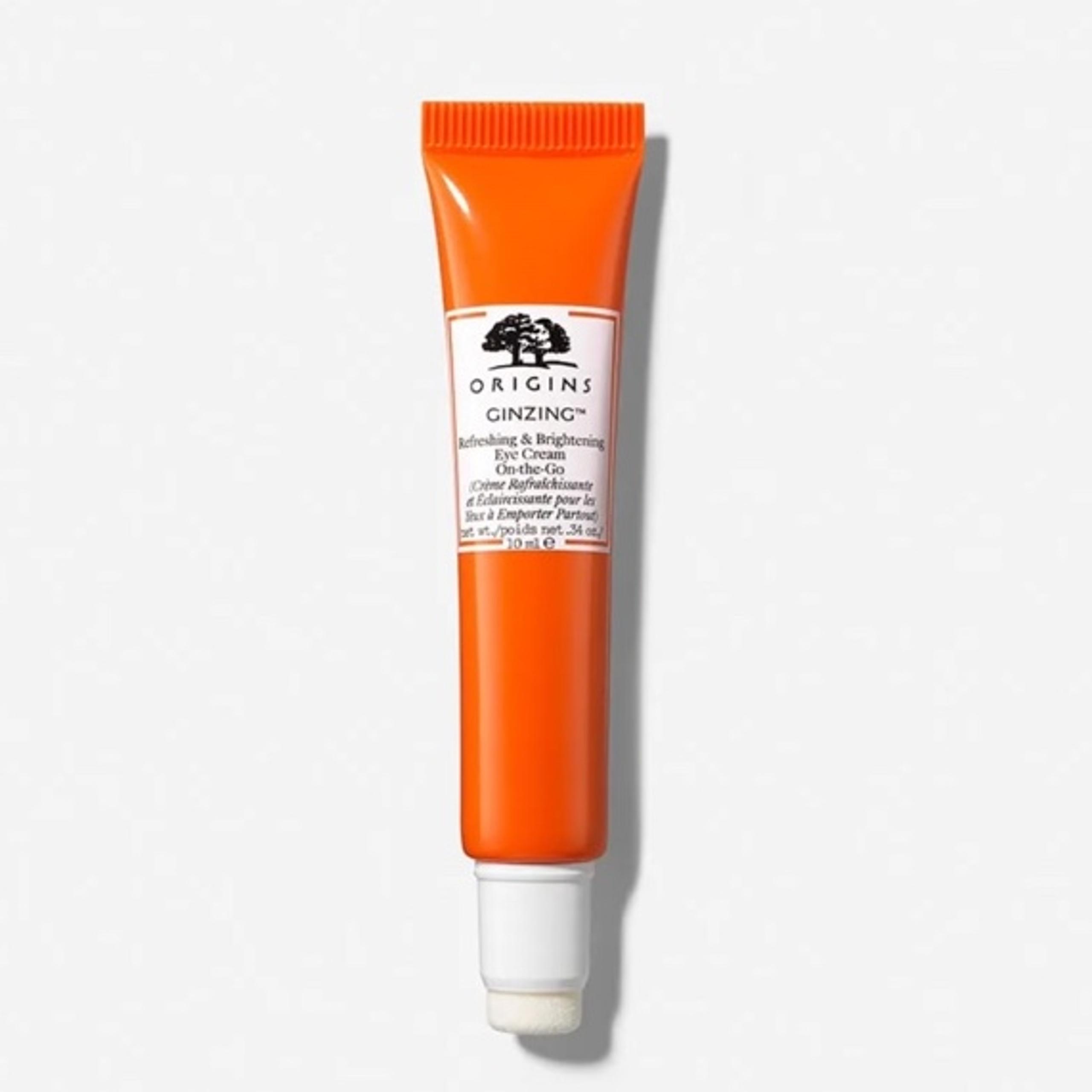 ORIGINS GINZING ON-THE-GO Vitamin C Niacinamide Eye Cream To Brighten Depuff $28