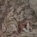 Antique vintage Victorian French Tapestry with hunger