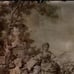 Antique vintage Victorian French Tapestry with hunger