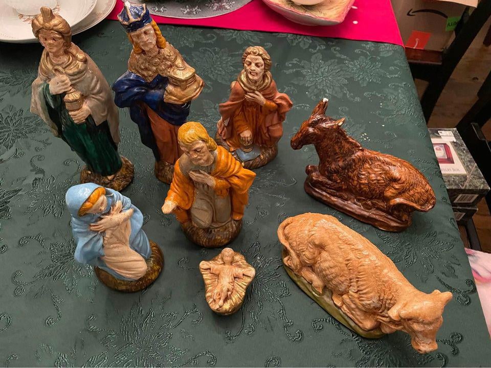 Vintage Nativity Scene