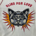 Gucci Blind For Love Embroidered Cat Graphic White XS Womens T Shirt