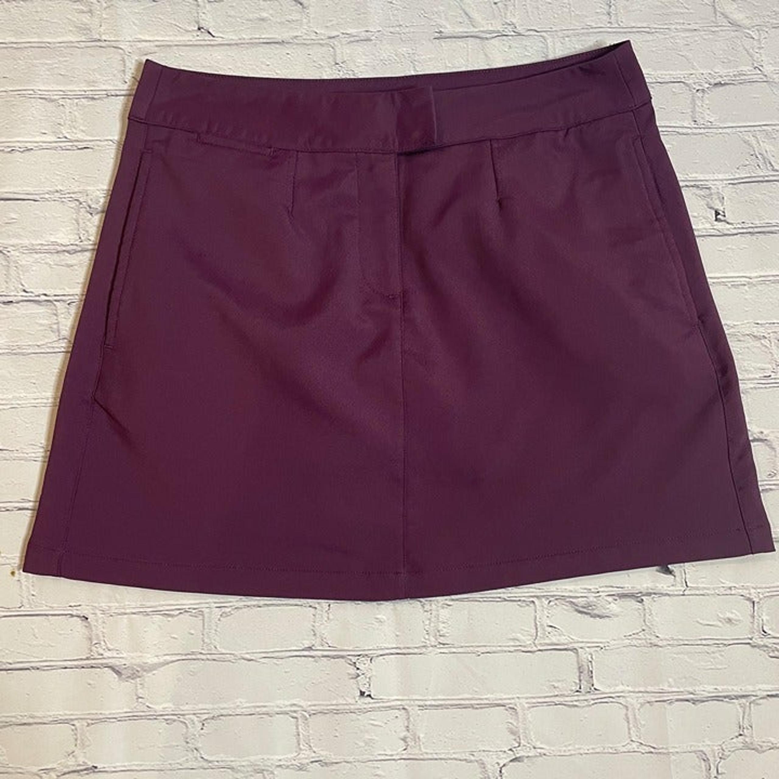 NWOT Women's Puma Golf Skort Purple Plum Size 6 Active Wear Athleisure Bottoms