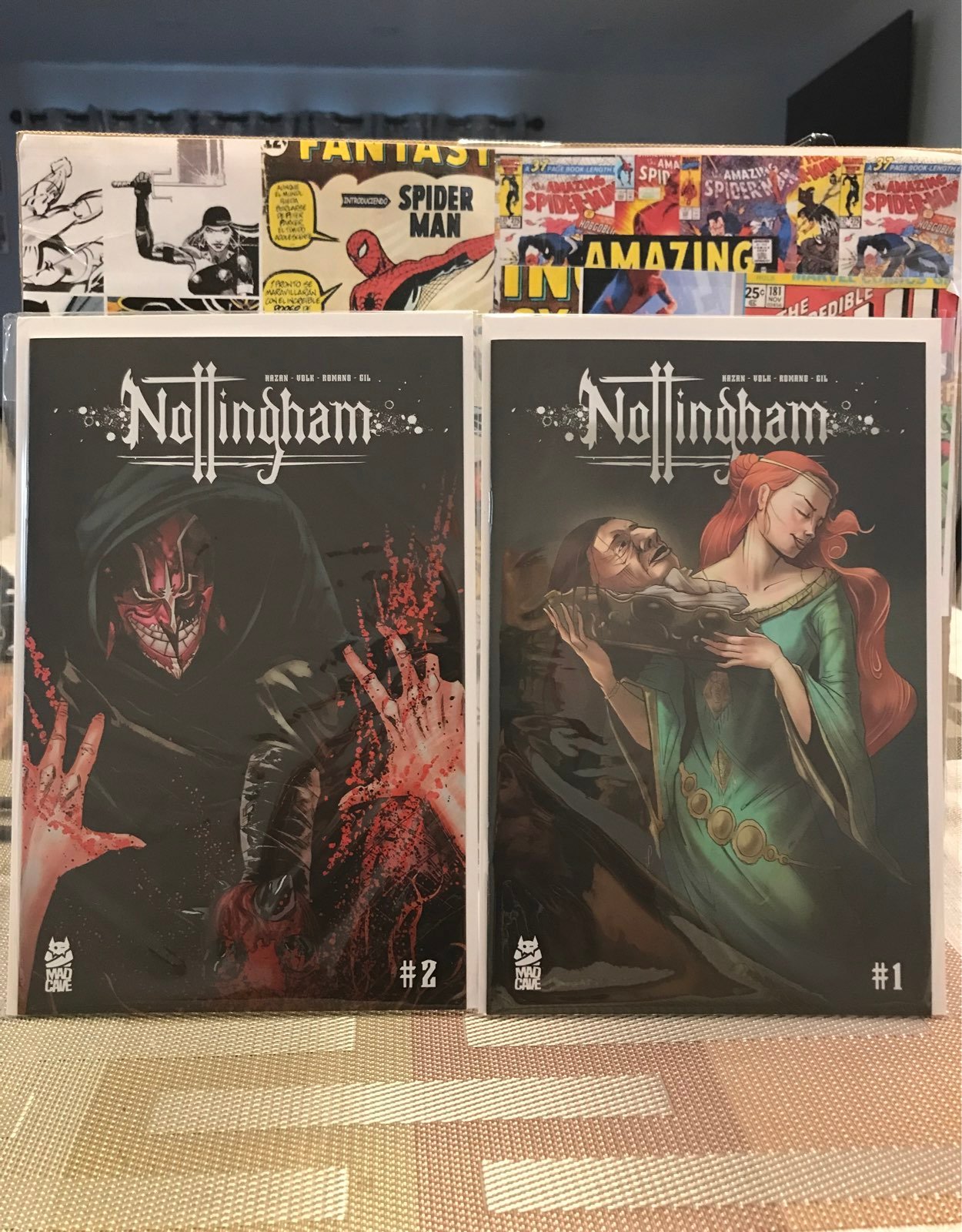 NOTTINGHAM COMICS lot #1 #2 sold out