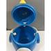 Little Tikes Poppy Penguin Toy Box Storage Bin W/ Lid Carrier Blue 15 Vintage