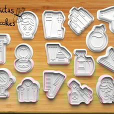 15 BEAUTY COOKIE CUTTER SET 9216