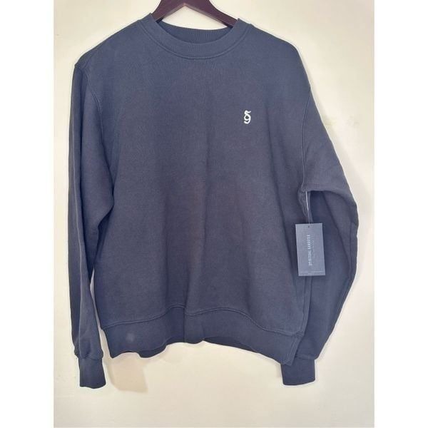 Spiritual Gangster Charcoal Gray Pullover Crewneck Sweater Size Small