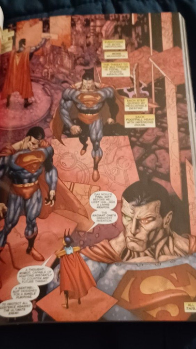 Superman Paperback Final Crisis Comic DC Superhero Morrison Jones - detail