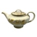 Vintage Johnson Bros Teapot England Pareek White Gold Floral Pattern Home Decor