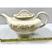 Vintage Johnson Bros Teapot England Pareek White Gold Floral Pattern Home Decor