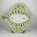 Lori Siebert Silvestri Hand Blown Painted Glass Mid Century Modern Style Platter