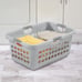 Sterilite 2 Bushel Ultra™ Laundry Basket Plastic, Cement-fdestfs