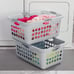 Sterilite 2 Bushel Ultra™ Laundry Basket Plastic, Cement-fdestfs