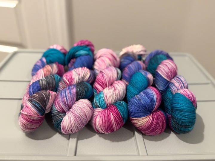 Hand Dyed Yarn Superwash Merino DK