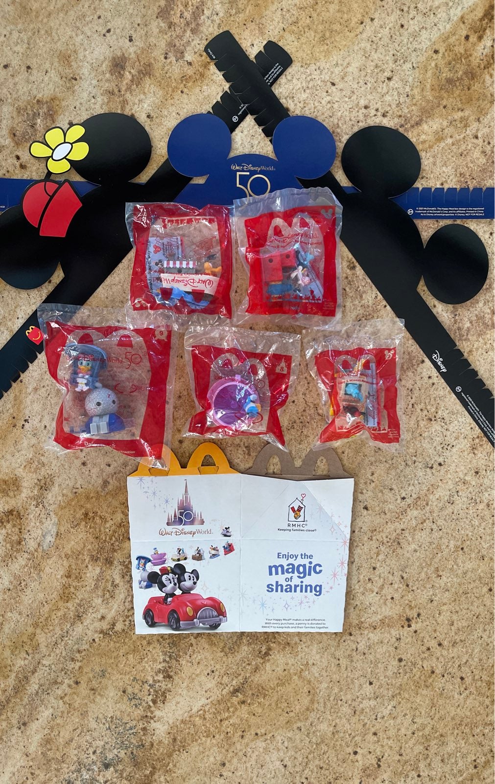 McDonald's happy meal 50th anniversary Walt Disney World bundle