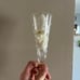 Crystal wine glass