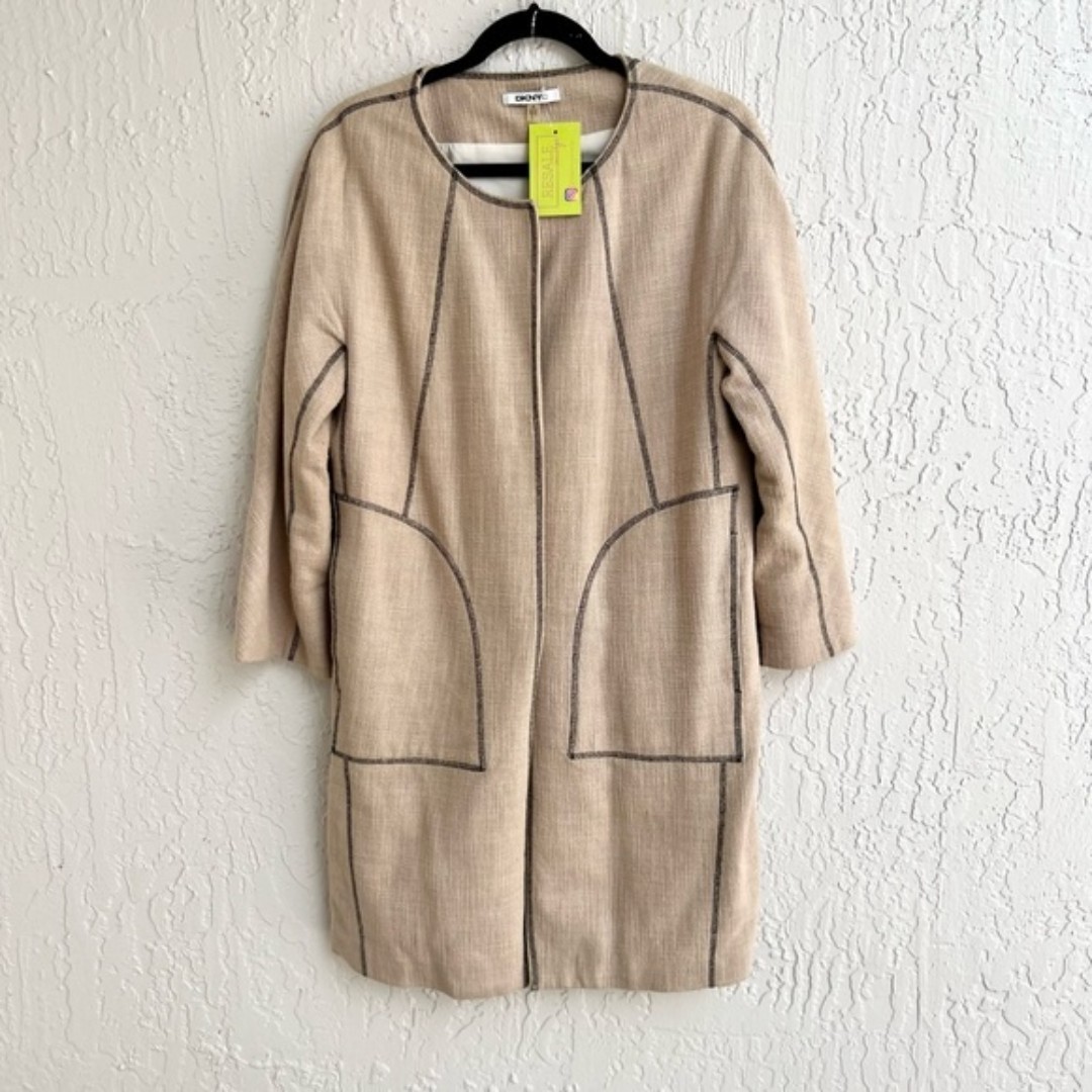 DKNY midi coat size medium