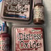 6 sets of Tim holtz distress oxide ink pads and ink refill FULL SIZED set7