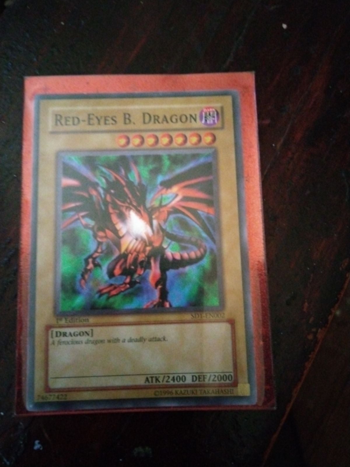 Legend of blue eyes white dragon lob Red eyes black dragon 1st edition