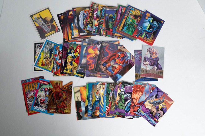 Lot of (67) various 90’s Marvel Cards